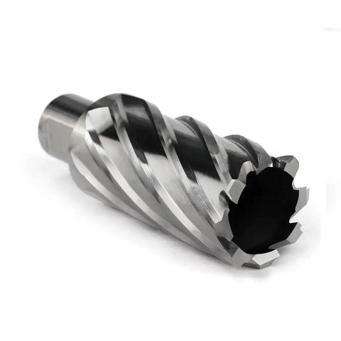 Pro Grade Annular Cutter Kit For Magnetic Drill Press With One And One Sixteenth Inch Cutting Diameter And Two Inch Depth Of Cut Weldon Shank