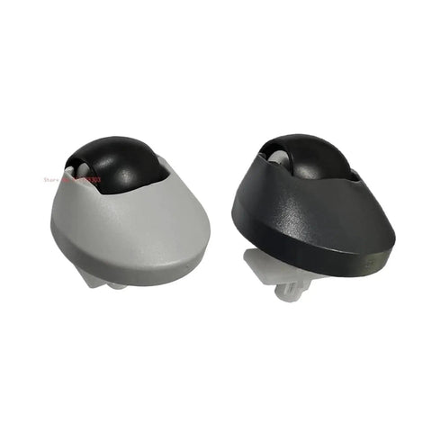 Omni-Directional Wheel For Roborock Vacuum Cleaners Spinner Caster Wheel Replacement Compatible With S60 S6 Gray and Black Pair
