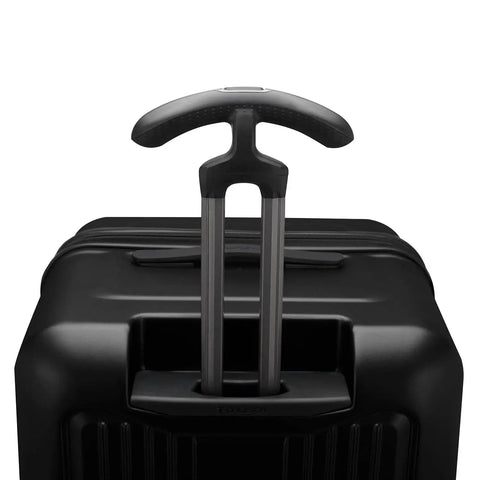 Ultimax II 26 Inch Spinner Luggage With Tie Down Straps Matte Black Built To Last Durable Polycarbonate Hardside Case With Handle