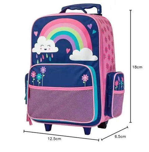 Kids Rolling Luggage For Travel And Sleepovers With Durable Wheels Lightweight Carry On Suitcase For Toddlers And Preschoolers