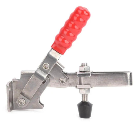 Heavy Duty Toggle Clamp 304 Stainless Steel Hand Tool Welding Fixture With 60 Degree Handle 227 Kg Clamp Force 3.0 Millimeter Plate Durable Weld Fixture