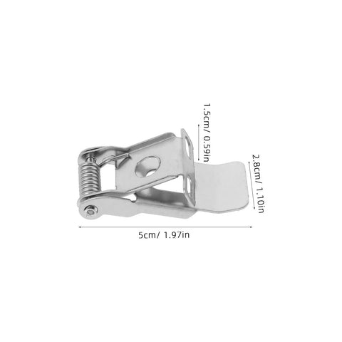10 Pack Downlight Retaining Clips and Retrofit Light Securing Clamps for Recessed Fixtures, Heavy Duty Metal Spring Clips