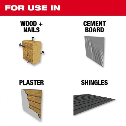 Image showing materials for use with Big Hawg Four And A Quarter Inch Carbide Hole Saw Delivers Fast Clean Holes In Wood And Soft Metal.