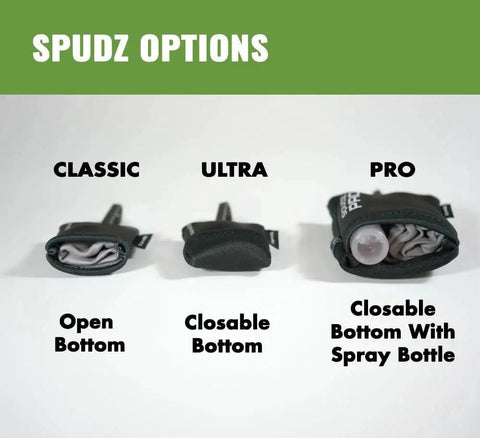 Classic, Ultra, and Pro pouch options for Premium Microfiber Screen Cleaner Cloth In Neoprene Pouch With Clip For Glasses