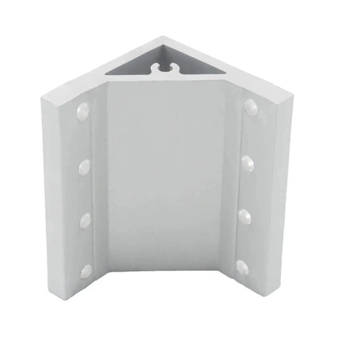Four Piece Heavy Duty Aluminum Profile Corner Bracket Set For 90 Degree Joints With Inside Fasteners Built To Last Tough As Nails Corner Connectors For Aluminum Extrusion 53x53x72mm Rust Resistant Alloy