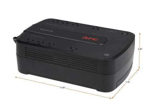 650VA UPS Battery Backup And Surge Protector For Computers And Home Office Gear, 8 Outlets, Ethernet Protection, 29 Minute Runtime, BE650G1