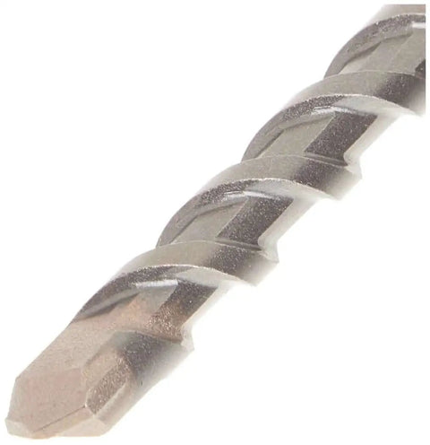 Close-up of a carbide tipped concrete drill bit centering core bit for durable masonry drilling, two piece design with replaceable center bit.