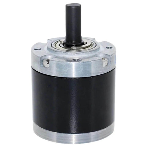 Front view of Beefy 42mm Planetary Gearbox Reducer for 775 795 895 DC motors with 17.5mm shaft, high torque gear head for DIY projects.