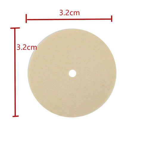 Inhalation valve disc, beige, 3.2 cm diameter, for 6200/6800/6000 series respirators