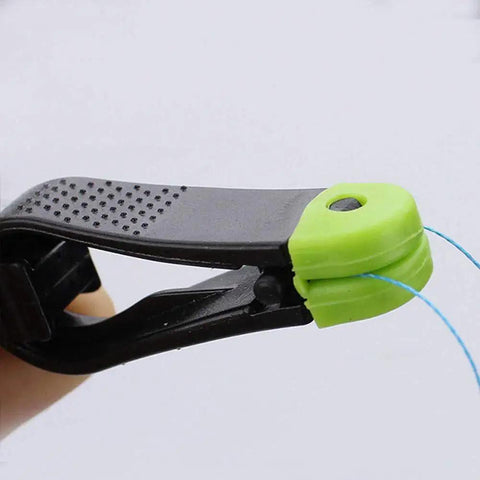 Board Mast Release Snap Clip Clamp For Downrigger And Outrigger Boat Fishing, close-up showing adjustable tension fishing line holder.