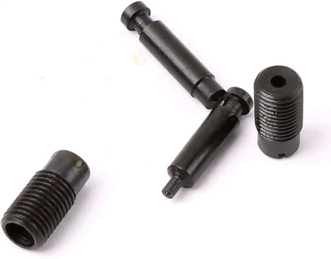 Hand Held Power Punch And Sheet Metal Hole Punch Kit parts for auto body repair, showing steel components for precision hole punching.