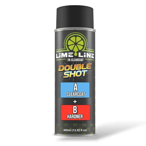 2K Clearcoat Spray For Automotive Finish With Dual Chamber Activation can showing dual-chamber design for clearcoat and hardener