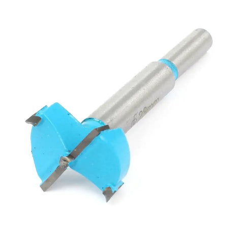 28mm Wood Hinge Boring Drill Bit For Easy Door And Cabinet Installs, 3 Inch Overall Length, 75mm Total, Dual Shank Sizes 23x7.5mm And 35x10mm, Metal Carbide Cutter For Precision And Durability