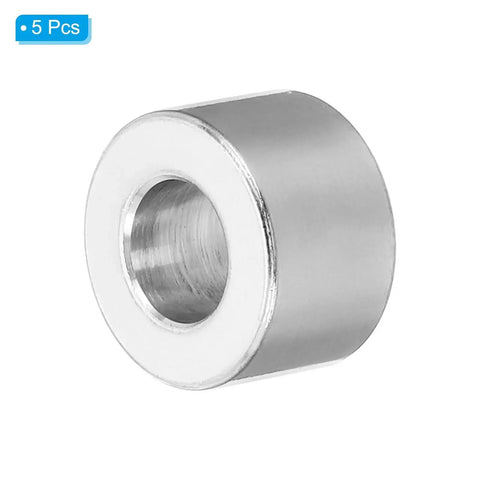 Heavy Duty M8 Aluminum Spacers Set Five Pieces 8.2mm ID 16mm OD 10mm Thick Standoff For Five Sixteenths Inch Or M8 Screws
