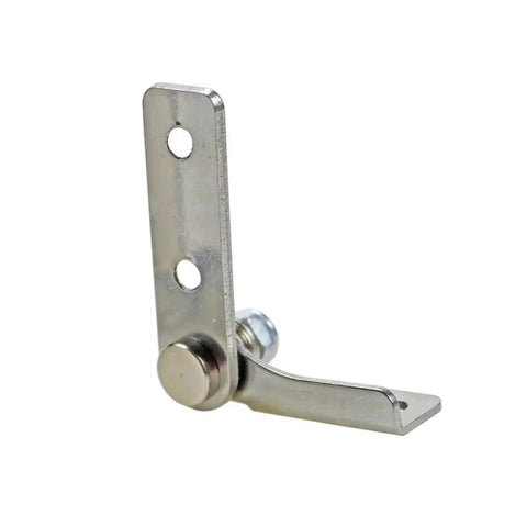 Stainless steel damping hinge hardware with vertical mounting plate and curved arm (XG11-007-15R, 1.5N.m)