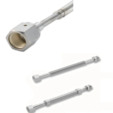 Pro Grade SUS316L VCR Bellows Hose With Quarter Inch Fittings 500mm Flexible Stainless Steel Vacuum And Semiconductor Tubing