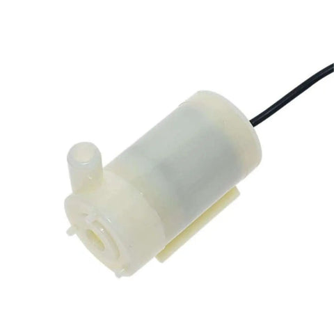 5 Piece Ultra Quiet Mini DC Submersible Water Pumps With Brushless Motor, 3 To 6 Volts, 120 Liters Per Hour, side view