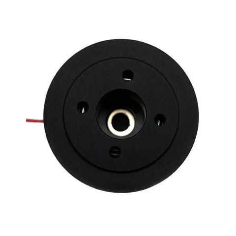 Front view of Beefy High Torque Brushless Servo Motor With Separate Encoder for industrial automation, showing central mounting hole.
