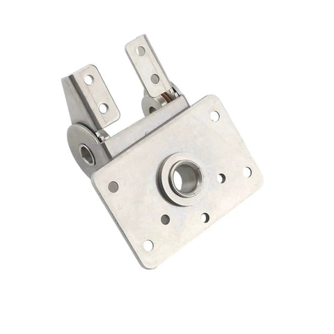 304 stainless steel adjustable positioning rotating tilting torque hinge with dual axes for industrial use