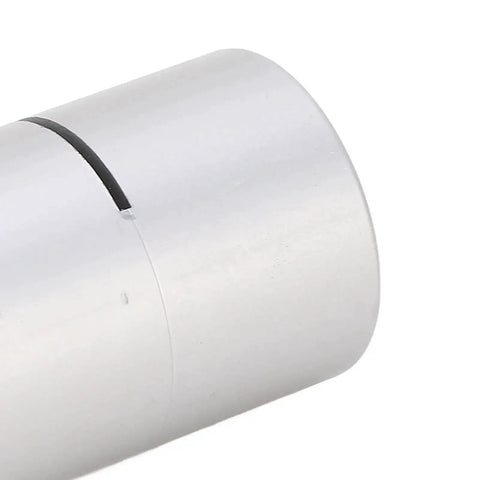 Close-up of 6mm To 16mm Rigid Shaft Coupling For Stepper Motors And 3D Printers, PA66 Rubber Damping Connector With Stainless Steel Housing.