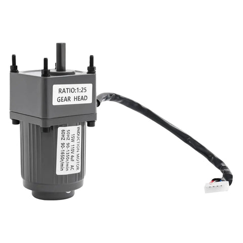 15W 110V AC Gear Motor With Variable Speed Controller 54 RPM Single Phase Motor 1 To 25 Gear Reduction High Torque Reducer