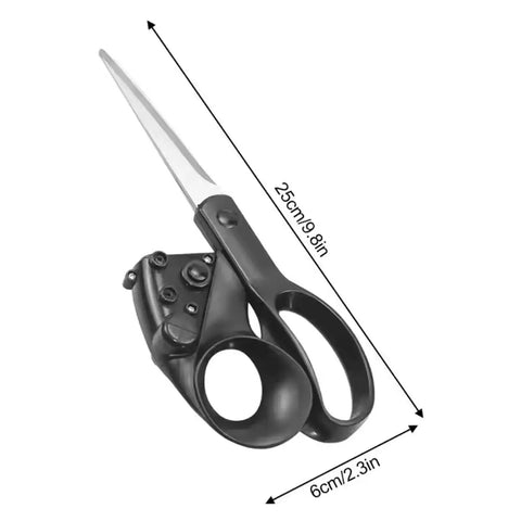 25cm Laser Guided Fabric Scissors for Precision Cutting with Built In Laser Guide Heavy Duty Professional Sewing Shears