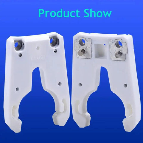 ISO30 Tool Holder Clamp For CNC Machines And Automatic Tool Changer, Flame Proof Rubber Claw, Wear Resistant, Precise Mold Making Tooling Accessory, 5 Piece Set - front view