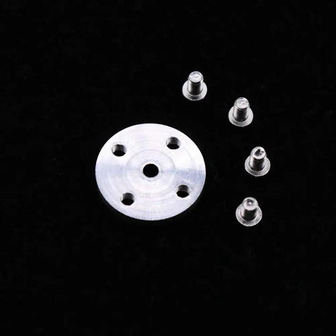 Treedix 10‑pc aluminum servo horn set with 25T discs and screws for MG995/MG996 standard servos