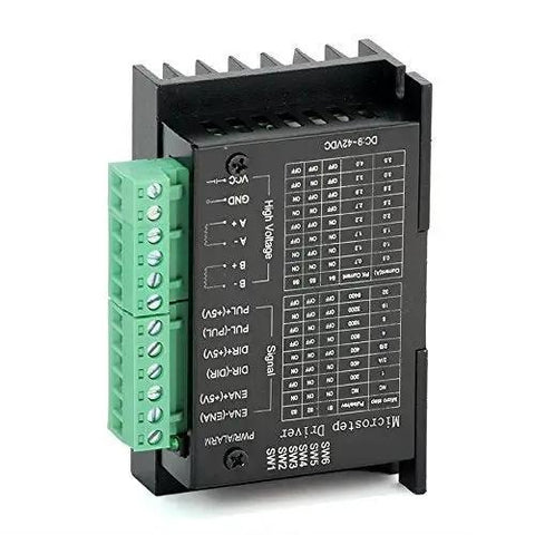 TB6600 Stepper Motor Driver Controller With 32 Segments 9 To 40V DC 4A Max Drive Current, wiring terminals shown