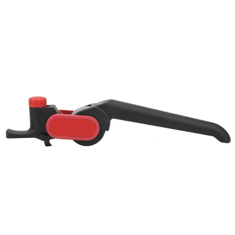 Side view of Cable Stripper With Protective Box Go-To Pro Grade adjustable 5mm depth tool, ergonomic pliers design in black and red.