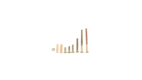 70Pcs M6 Furniture Fix Kit With Crib Screws Barrel Nuts And Wood Dowel Pins For Beds Tables Chairs Cribs Cabinets And Workbenches