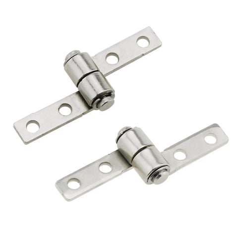 Two pieces of 360 Degree Torque Friction Hinge Gear With Left And Right Hinges And Mounting Screws for cabinets and doors.
