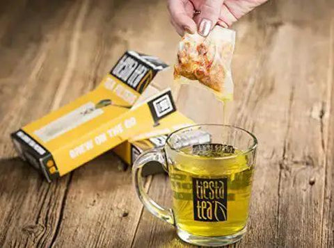 Using Disposable Loose Leaf Tea Filters For Easy Brewing, Unbleached Paper Sachets, Single Cup Infuser Bags For Hot Or Iced Tea
