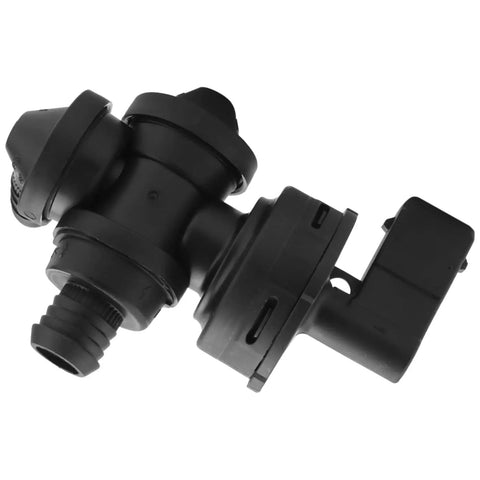 Pasotim brake booster vacuum valve, black plastic one-way valve with hose barb and electrical connector
