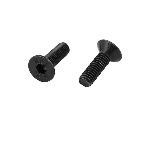 50 Pcs Black M3 X 10mm Alloy Steel Hex Socket Flat Head Countersunk Screws Bolts Kit For DIY Projects Electronics Enclosures And Small Hardware Needs With Black Oxide Finish 0.5mm Pitch 6mm Head Diameter Durable Metal Fasteners