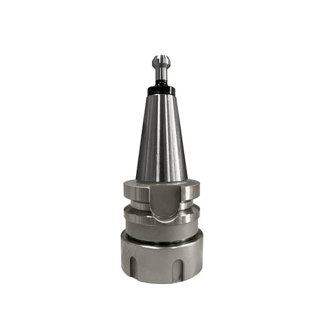 Front view of ER32 60 Tool Handle Balance Cylinder Clamp Chuck G2.5 30000 RPM Lathe Fixture With Pull Screw for CNC Machining Center.