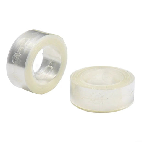 Two rolls of transparent decorative strips for Balloon Arch Kit With Water Base Stand For 196 Inch Transparent Garland.