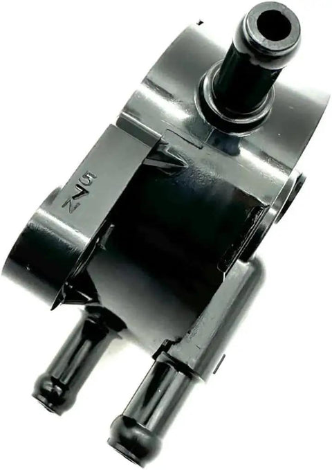 Honda Engine Fuel Pump Replacement 16700-ZL8-013 To 16700-Z0J-003 shown in black plastic, side view