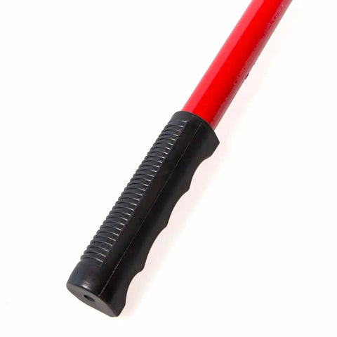 Close-up of handle on 8 Ton Hydraulic Ram Jack With Single Piston Pump for Engine Hoists and Cranes, showing grip detail.