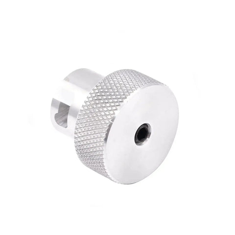 6061 Aluminum Bottle Jack Valve Knob Upgrade With Three Eighths Inch Screw-On Release Handle For Hydraulic Press And Engine Hoist, Easy Install