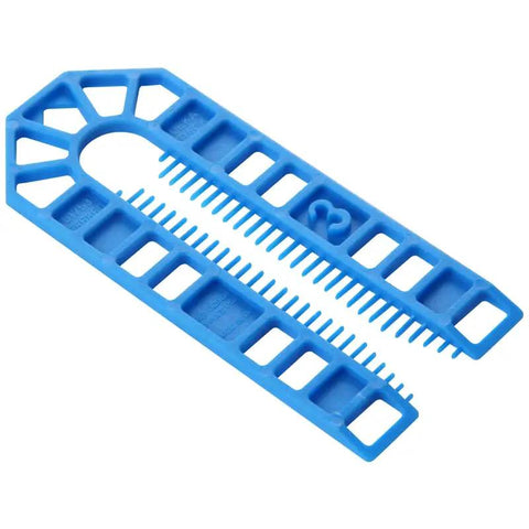 Flat Plastic Shim Set 60 Pack Multicolor for Leveling Cabinets and Furniture Durable DIY Spacers for Precise Fits Broadfix 60 Piece Pack laid flat on a surface.