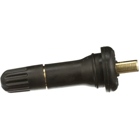TPMS valve stem for Subaru Forester, black rubber with brass insert, automotive part