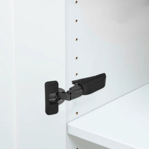 Soft Close Cabinet Door Hinges With Concealed Buffer Damper For Seamless Quiet Closures No Squeak Overlay Style Replacement Hinge installed