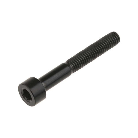 Titanium M5 Hex Socket Head Bolts 35mm Length Pack Of 4 Black Finish Grade 5 6AL4V DIN912 Bicycle Hardware With 0.8mm Thread Pitch And 8.5x5mm Heads For 4mm Allen Wrench Ultralight And Bombproof