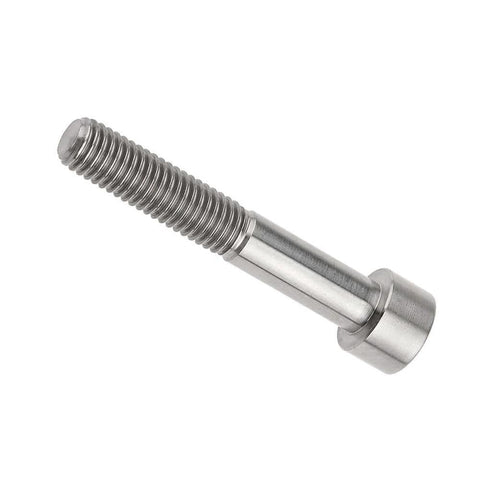 Built To Last Lightweight Titanium DIN 912 Hex Socket Head Bolts M8x45mm 1.25mm Pitch Pack Of 4 Grade 5 6Al4V Ti Alloy Titanium Fasteners For Bikes Drones RC Cars And DIY Projects shown in side view.