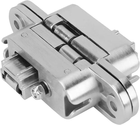 180 Degree Concealed Cross Door Hinges Alloy Invisible Hinge For Gate Door Cupboard Furniture Hardware Set Hidden Hinge