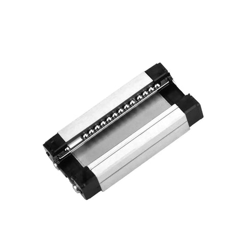 Close-up of 350mm Linear Sliding Rail Guide With MGN9H Carriage Block For 3D Printers And CNC Machines, Durable Black Finish