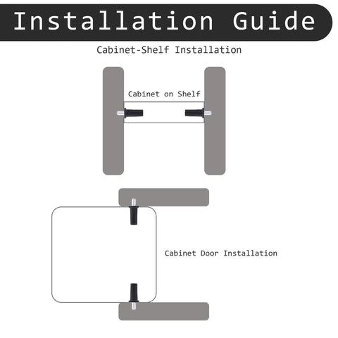 Installation guide for 10 Pack DIY Friendly Cabinet Door Repair Pins And Damper Replacement Kit For Furniture Fittings With Telescopic Spring Loaded Pins Durable Plastic And Iron Construction For Cabinets Closets And Other Furniture Applications