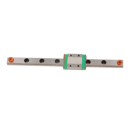 Miniature Linear Slide Bearing Kit With 9mm Stroke And 25mm Travel, Steel Lightweight Block, 100mm Compact Rail, 4 Point Design Kit