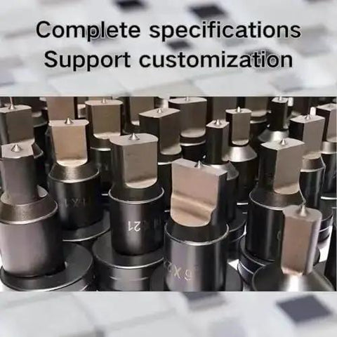 30 Piece Round Hole Punch Die Set For CH 70 Hydraulic Punch Machine, Heavy Duty Metal Dies For Steel Copper Aluminum, close-up view